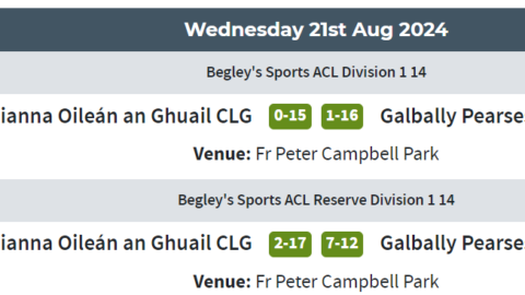 ACL Division 1 Coalisland v GALBALLY